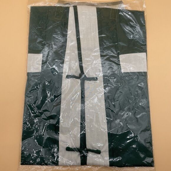 Cathay Chinese Traditional Jacket Embroidery Medium Green White New with Tags - Picture 3 of 4